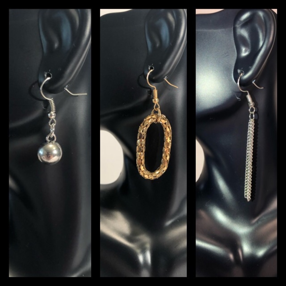 Paparazzi 3 pairs of earrings